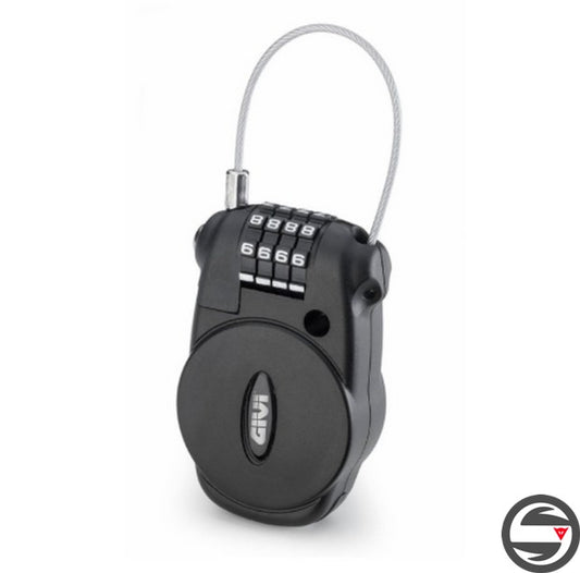 S220 LUCCHETTO CAVO RETRAIBILE CON COMBINAZIONE