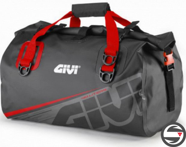 EA115GR BORSA DA SELLA WATERPROOF 40LT EASY GREY RED