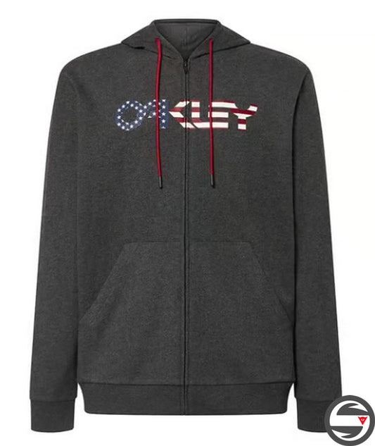 FOA403057 9VS TEDDY FULL ZIP HOODIE GREY USA