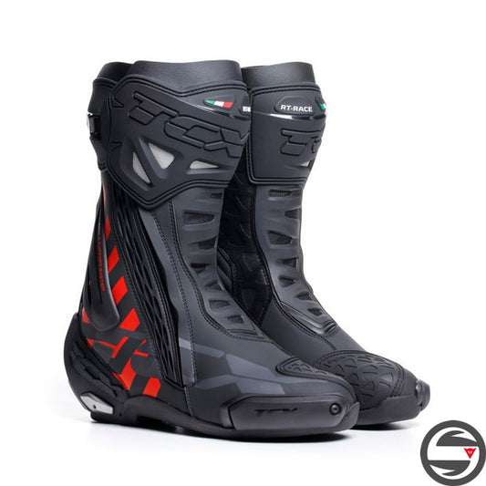 RT-RACE BOOTS TCX 606 BLACK RED