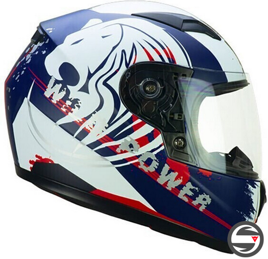 265G LUCKY WILD BLU BIANCO INTEGRALE JUNIOR