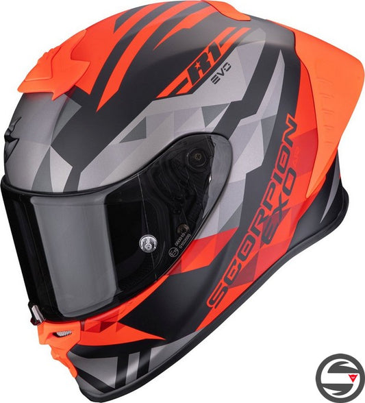 EXO-R1 EVO 2 AIR VALERE NERO OPACO ROSSO