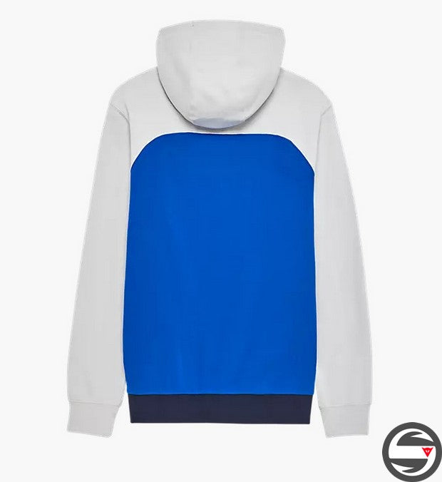 36267-172 HOODIE FRACTURE PANELED FLEECE STEEL GREY PO FOX