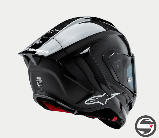 SUPERTECH R10 1902 SOLID BLACK CARBON M&G ECE DOT FIM