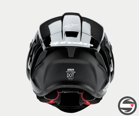 SUPERTECH R10 1902 SOLID BLACK CARBON M&G ECE DOT FIM