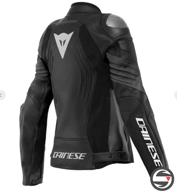 RACING 4 LADY LEATHER JACKET 631 BLACK
