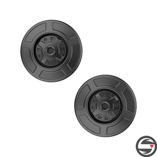 VISOR SCREW + COVER KIT COMMANDER 2 (VITI)