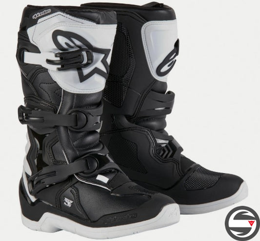 ALPINES. TECH 3S YOUTH (21) WHITE BLACK