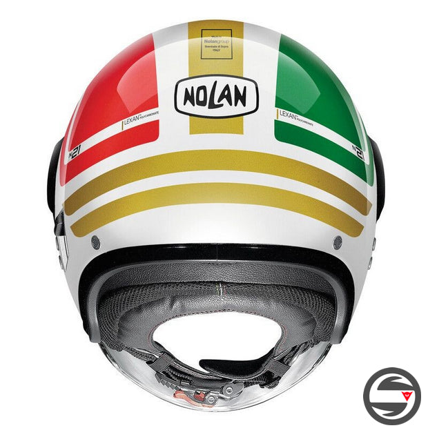 N21 VISOR FLYBRIDGE 067 ITALY METAL WHITE RED GOLD
