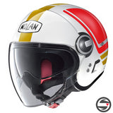 N21 VISOR FLYBRIDGE 067 ITALY METAL WHITE RED GOLD