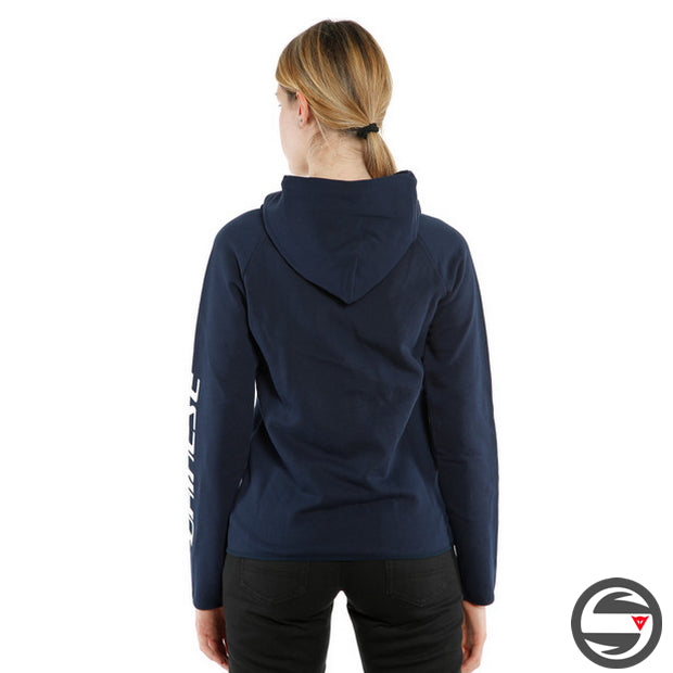 FELPA PADDOCK LADY FULL ZIP HOODIE 09D BLACK-IRIS WHITE