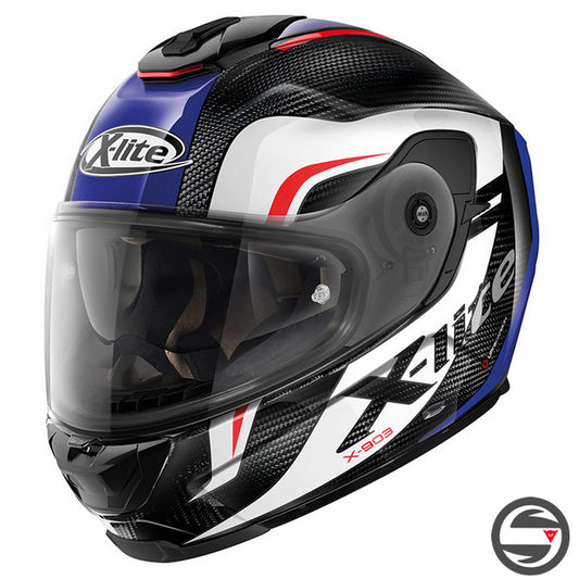 X-903 ULTRA CARBON MAVEN 042 BLUE BLACK WHITE RED