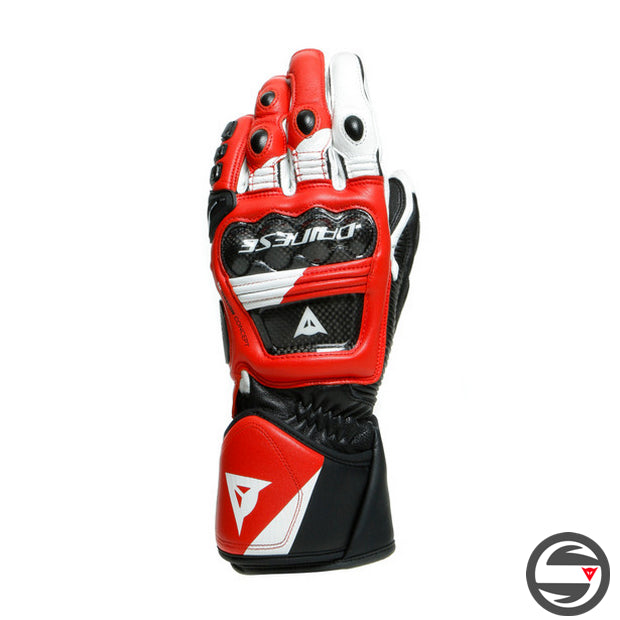 PELLE DRUID 3 GLOVES A66 BLACK WHITE LAVA-RED