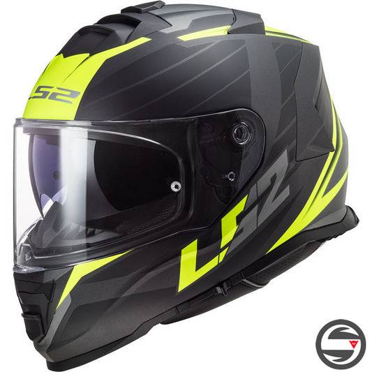 FF800 STORM NERVE MATT BLACK YELLOW FLUO