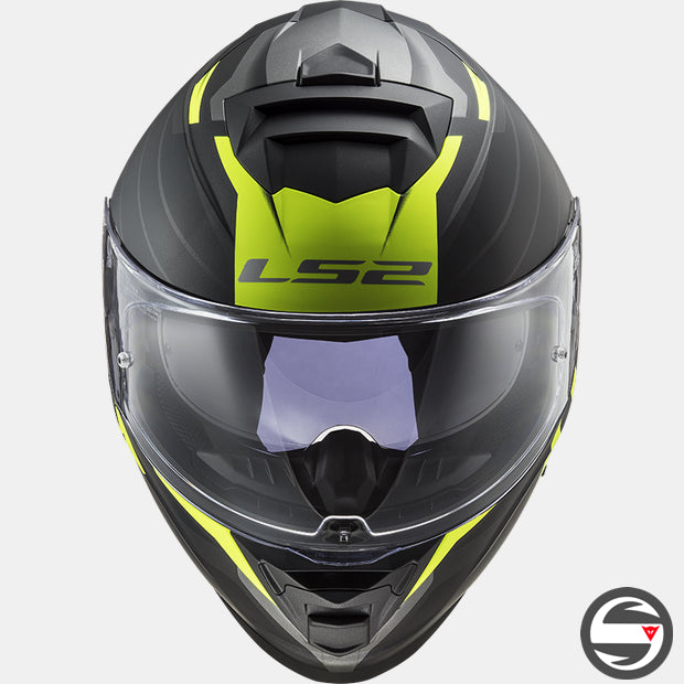 FF800 STORM NERVE MATT BLACK YELLOW FLUO