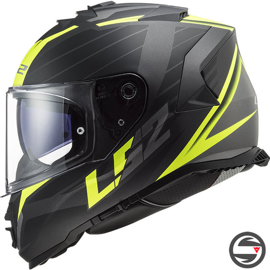 FF800 STORM NERVE MATT BLACK YELLOW FLUO