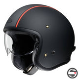 SHOEI J-O CARBURETTOR TC-8 BLACK ORANGE JET HELMET JO J.O