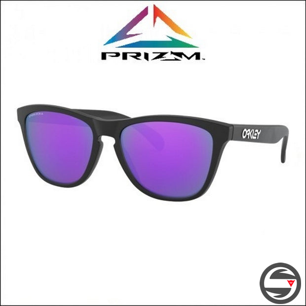 9013-H655 FROGSKINS MATT BLACK PRIZM VIOLET OAKLEY