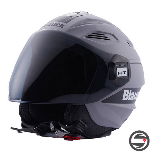 BLAUER BRAT JET HELMET H118 GREY MATT BLACK