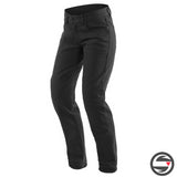 CASUAL SLIM LADY TEX PANTS 001 BLACK DAINESE