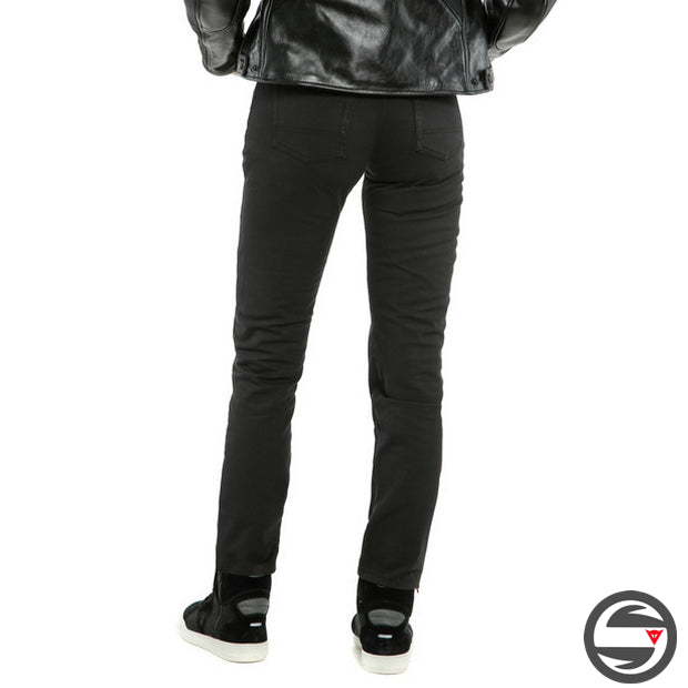 CASUAL SLIM LADY TEX PANTS 001 BLACK DAINESE