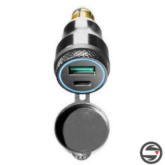 ACCDIN2USBTYPEC ADATTATORE PRESA DIN USB+TYPE C