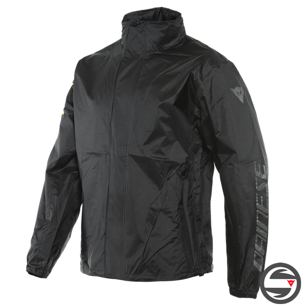 VR46 RAIN JACKET 620 BLACK YELLOW