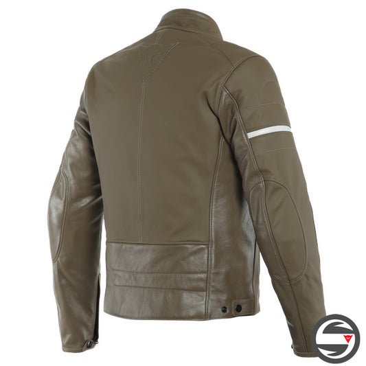 SAINT LOUIS LEATHER JACKET C67 LIGHT BROWN