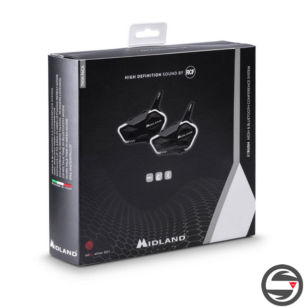BT RUSH TWIN PACK MIDLAND MESH BLUETOOTH 5.0 (C1502.01)