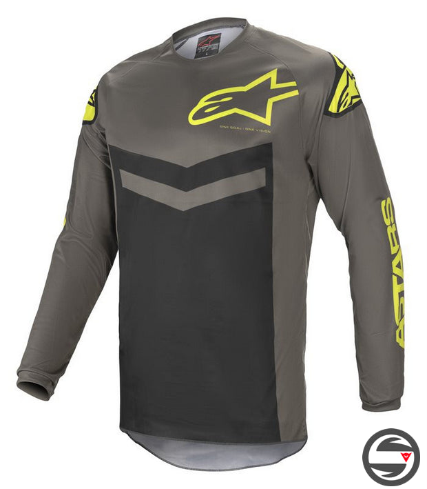 ALPINES. FLUID SPEED JERSEY 9350 GRAY YELLOW (3762621)