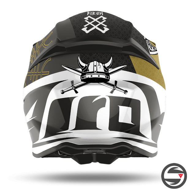 AIROH TWIST 2.0 SWORD BLACK GOLD GLOSS MATT TW2S35
