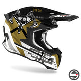 AIROH TWIST 2.0 SWORD BLACK GOLD GLOSS MATT TW2S35