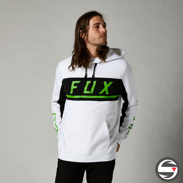 28306-008 FOX MERZ PULLOVER FLEECE WHITE