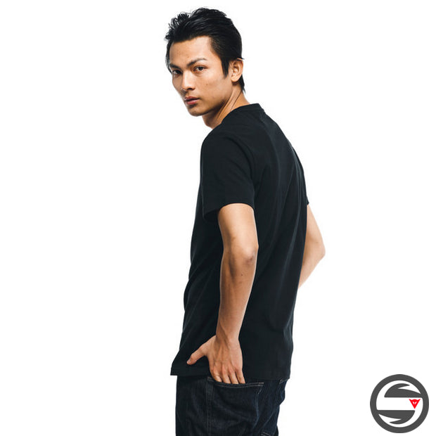 STRIPES T-SHIRT 606 BLACK RED
