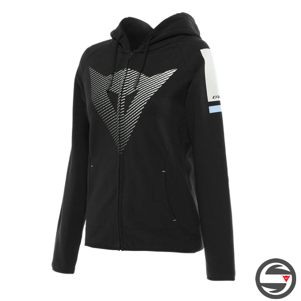 DAINESE FADE LADY FULL-ZIP HOODIE 37G BLACK GRAY BLUE