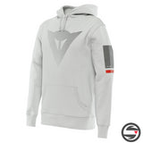 DAINESE FADE HOODIE 38G GLACIER GRAY DARK GRAY RED