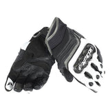 CARBON D1 SHORT GLOVES V82 BLACK WHITE