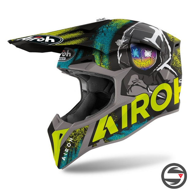 AIROH WRAAP ALIEN YELLOW MATT WRA31