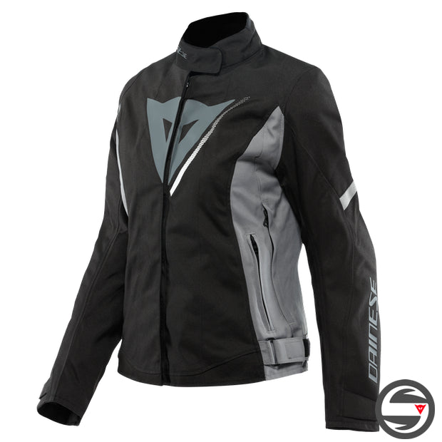 VELOCE LADY D-DRY JACKET 24G BLACK CHARCOAL GRAY