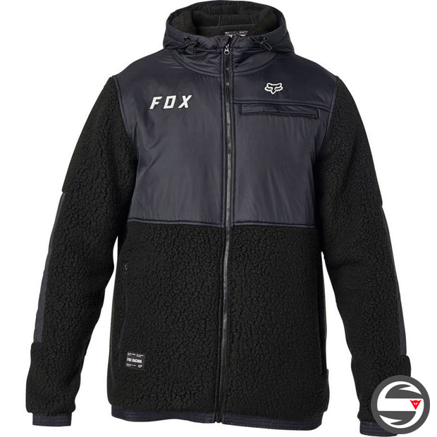 25943-001 FOX BLACK DAYTON ZIP FLEECE POLARTEC FELPA CERNIERA