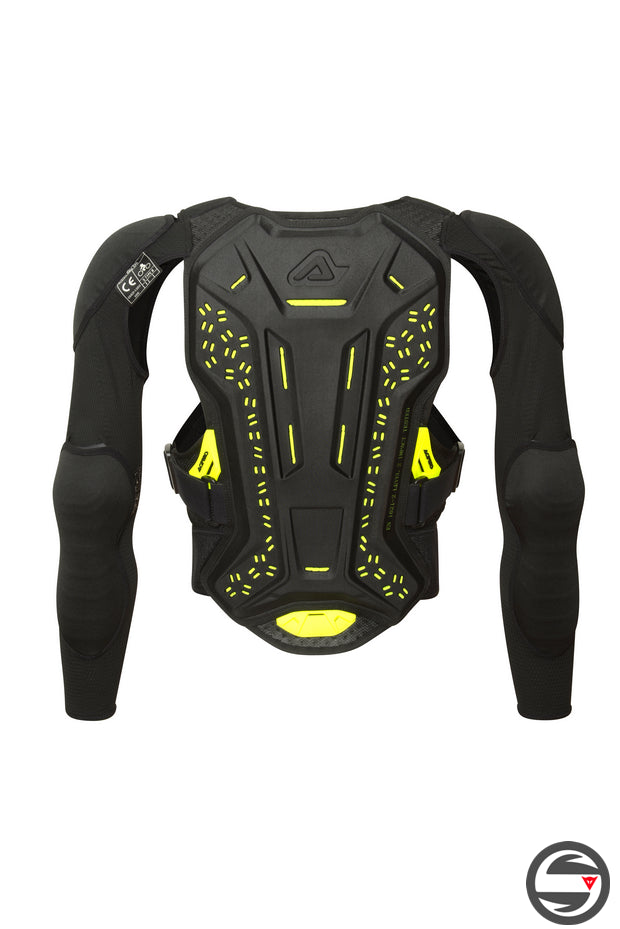 PETTORINA PLASMA BODY ARMOUR LEVEL 2 ACERBIS 318 NERO GIALLO