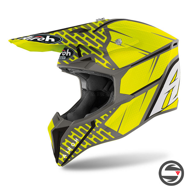 AIROH WRAAP IDOL ANTHRACITE MATT WRI31 YELLOW