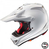 MX-V WHITE GLOSS ARAI CROSS HELMET