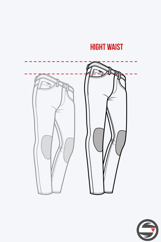 SARB20 JEANS SARA LADY A VITA ALTA BLUE