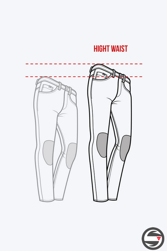 SARB20 JEANS SARA LADY A VITA ALTA BLUE