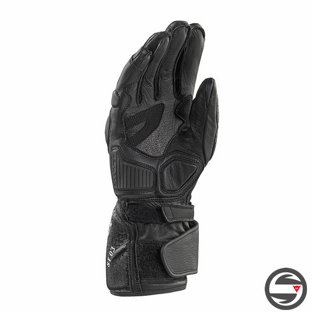 ST-03 LEATHER SPORT GLOVES BLACK BLACK CLOVER