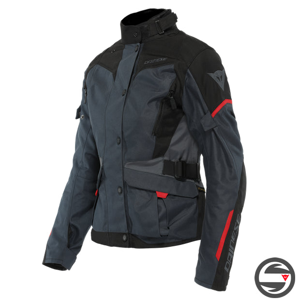 TEMPEST 3 D-DRY LADY JACKET 80E EBONY LAVA RED