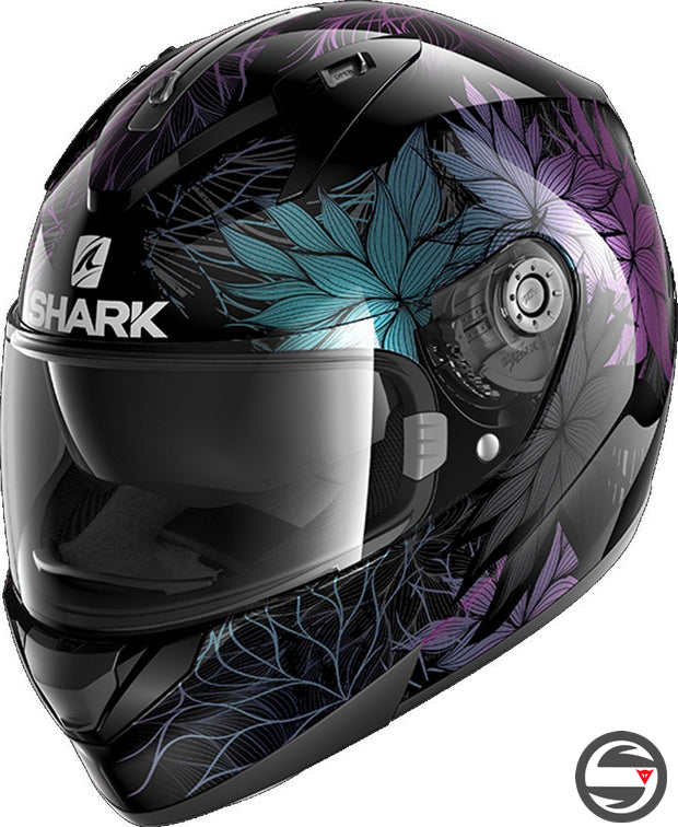 RIDILL 1.2 NELUM BLACK GLOSS GLITTER PURPLE PINK KXK