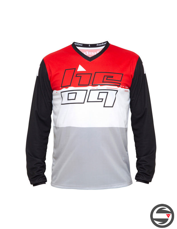 HE2185R MAGLIA TRIAL PRO 22 RED WHITE