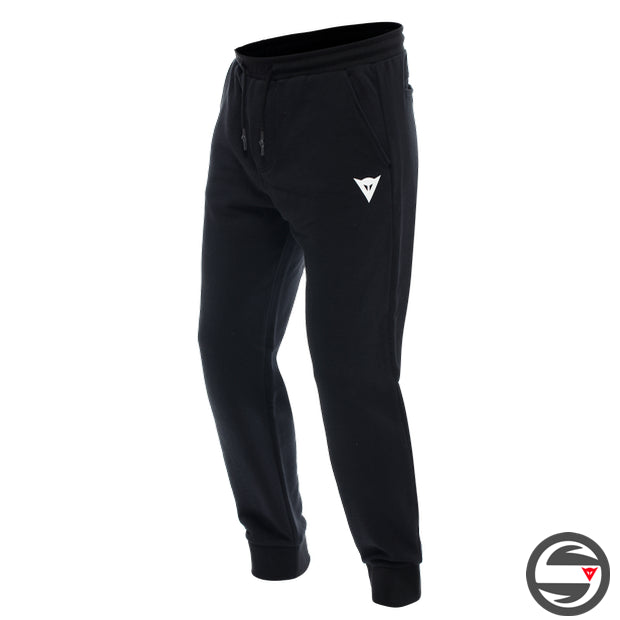 DAINESE SWEATPANT LOGO 622 BLACK WHITE